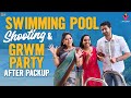 Swimming Pool Shooting GRWM Party After Packup Ok Lahari Vlog Tamada Media