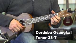 Video thumbnail for Cordoba 23T Tenor Ukulele Demo "By the Beautiful Sea" by Fan Guitar and Ukulele