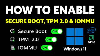 How To Enable Secure Boot, TPM 2.0 & IOMMU (Fix Anti-Cheat Errors in Any Game)