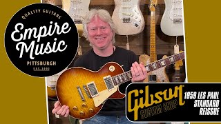 Video thumbnail for Gibson Custom Shop 1959 Les Paul Standard Reissue - Empire Music by Empire Music
