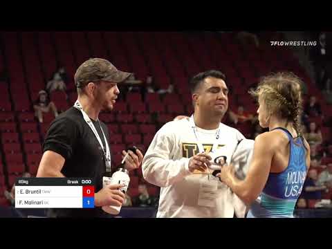 65 Kg Round 2 - Emma Bruntil, Titan Mercury Wrestling Club Vs Forrest Molinari, Sunkist Kids Wrest