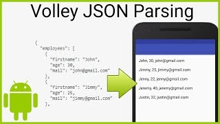 How to Parse a Json Using Volley - SIMPLE GET REQUEST - Android Studio Tutorial