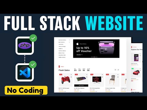 Create a Full Stack PHP E-commerce Project using AI for Free | No Code Required