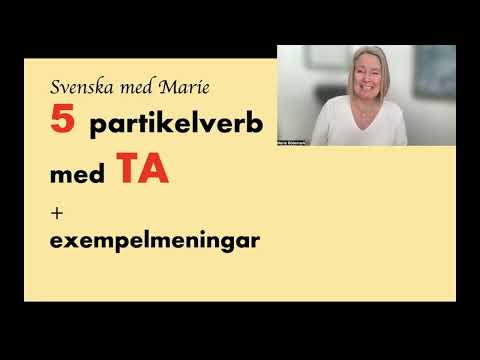 5 Partikelverb TA - Svenska med Marie