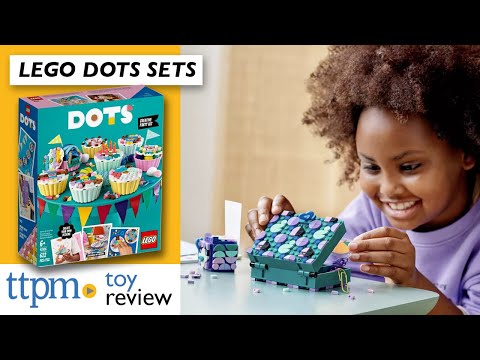 YouTube thumbnail: LEGO Dots Secret Boxes, Secret Holder, and Creative Party Kit from LEGO | NEW Review