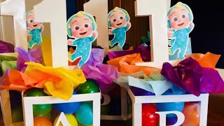 DIY Birthday Party Decor on a budget, Cocomelon Birthday, Dollar Tree decoration ideas