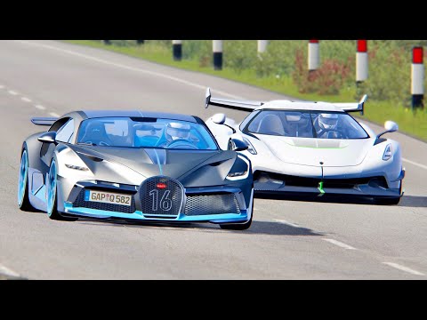 Koenigsegg Jesko vs Bugatti Divo - Highlands