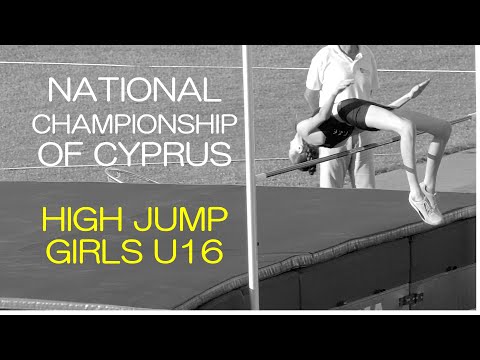 National Championship of Cyprus. High Jump. Girls U16