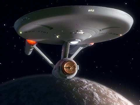 Polar Lights 1:1000 TOS Enterprise Motion Controlled Miniature NCC-1701