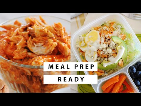 Buffalo Chicken Salad - Simple & Healthy Meal Prep Idea