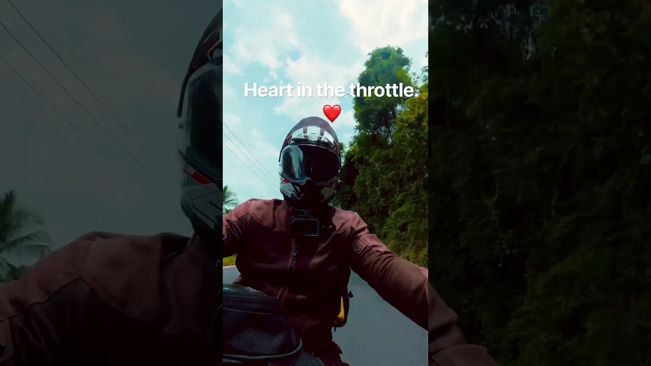 Heart in the throttle. ❤️ #travel #keralariders
