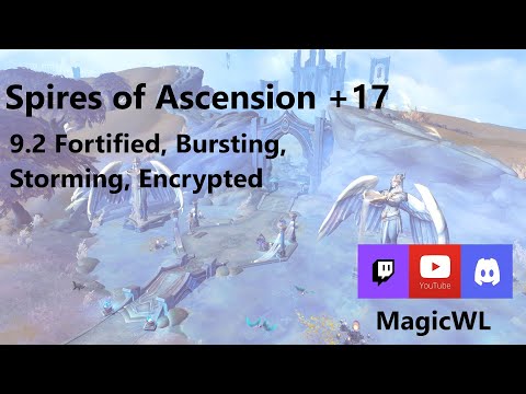 Mythic +17 Spires of Ascension | 9.2 Fortified, Bursting, Storming, Encrypted | Affli Warlock PoV