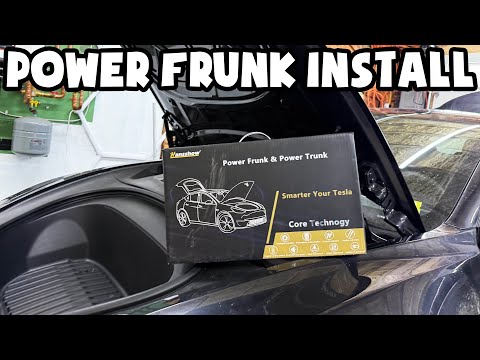 2024 Tesla Model 3 Highland Power Frunk Install from Hansshow!