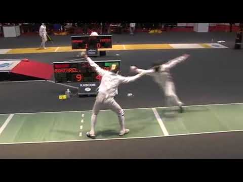 Belfast World Championships 2009 CME - L16 - Santarelli ITA v Von Der Osten DEN