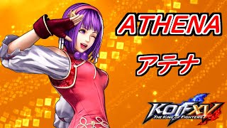 【NEW】Athena KOF XV Combo ➤ アテナ KOF15 コンボ集