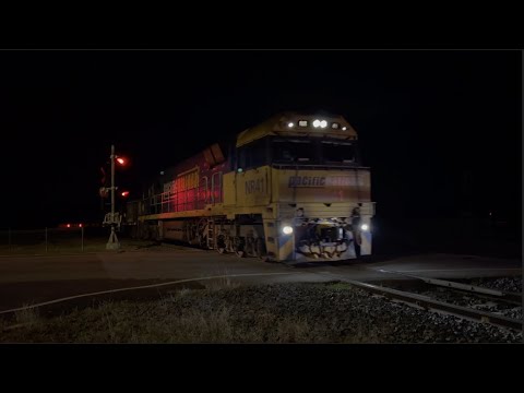 Evening Freight Trains Around Cootamundra NSW