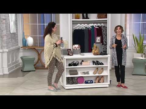 Earth Origins Leather Cutout Slip-On Shoes - Lark Lindsey on QVC