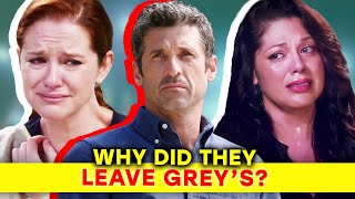 Grey&#39;s Anatomy: The Real Reasons Why Main Characters Left| ⭐OSSA