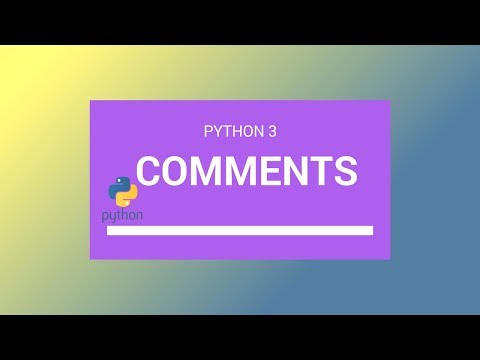 Python 3 Tutorial 2018 4 Comments