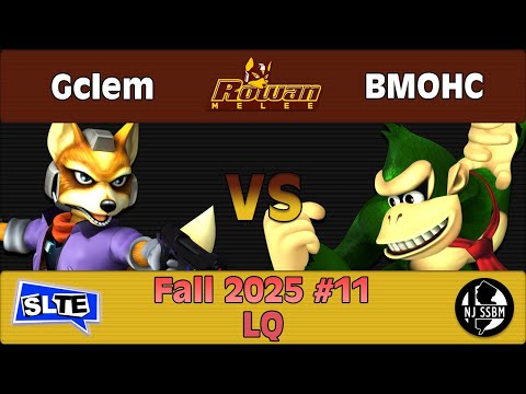 Rowan SSBM Fall 2025 #11: Gclem (Fox) Vs. BMOHC (DK) - LQ