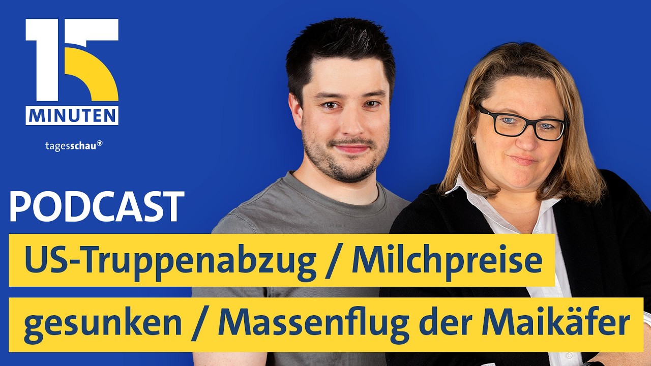 Weniger US-Soldaten in Deutschland / Milchbauern in Existenznot / Massenflug der Maikäfer