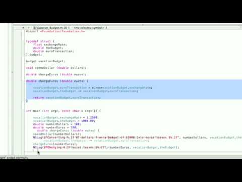 Objective C Tutorial Lesson 12 Function Prototypes