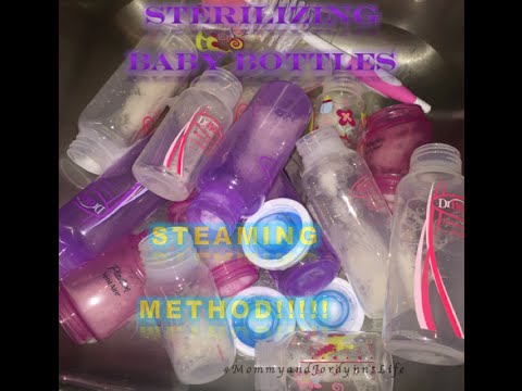 Easy Steps to Sterilizing baby bottles!