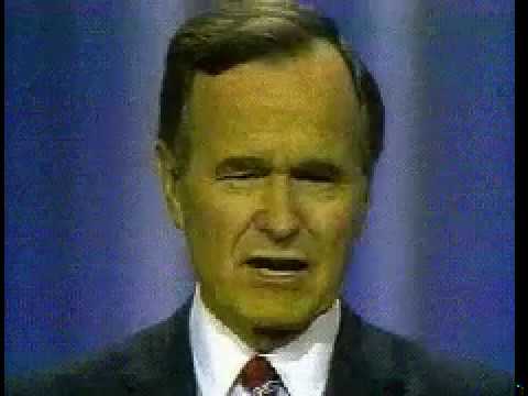 Bush Pledges "No New Taxes" [1988]