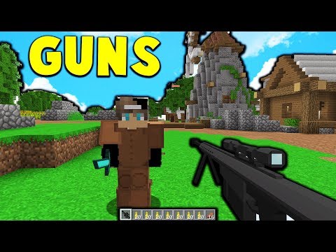 RyanNotBrian - NEW VERY OP GUNS in Minecraft BATTLE ROYALE!