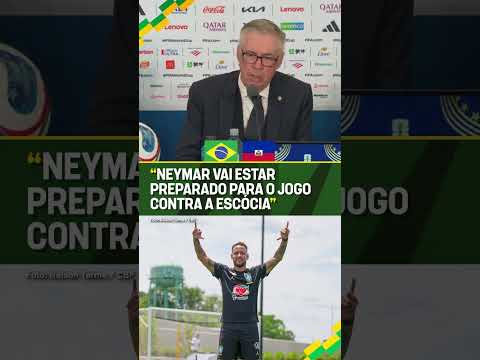 O NEYMAR VAI PRO JOGO CONTRA A ESCÓCIA! #shorts