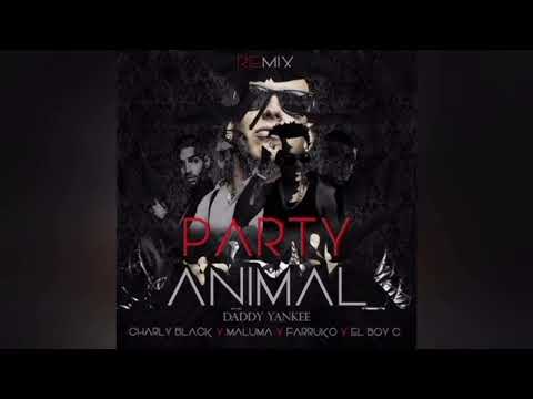 Party Animal Remix - Charly Black Ft Maluma, Daddy Yankee, Farruko, El Boy C, Kevin Roldan (Audio)