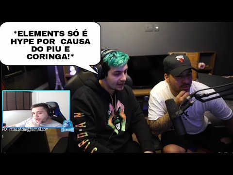 RC REAGINDO AO GABE ZUANDO A ELEMENTS !!