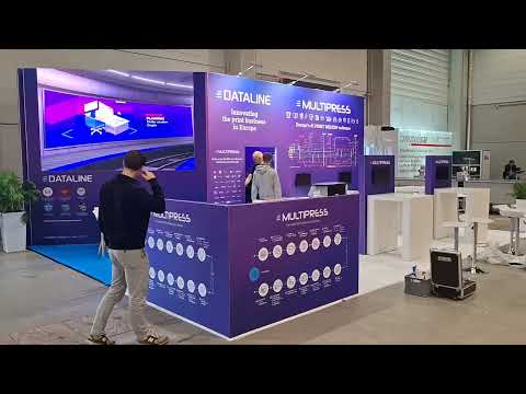 Exhibition Stand Builders Berlin present: Dataline Trade Show Booth Construction at FESPA