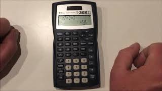 Calculator Tutorial - Intro to the TI-30XIIS