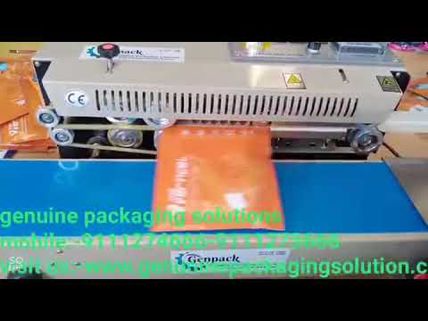 countinuos band sealer & sealing machine | packaging machine horizontal