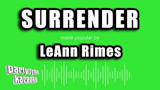 LeAnn Rimes - Surrender (Karaoke Version)