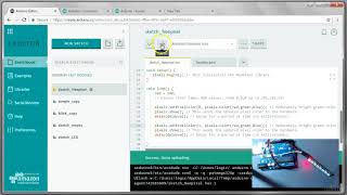 Walking LED unrolled loop in Arduino uno