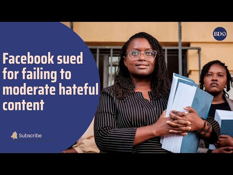 Facebook sued for failing to moderate hateful content