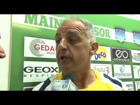 LE EMOZIONI DI PINO TORTORA DOPO L'AMICHEVOLE CON IL TERAMO