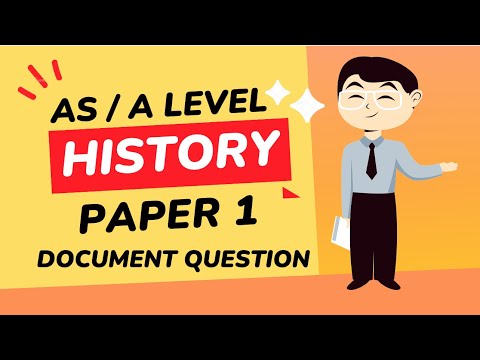 How To Answer A Level History Source based questions (CIE Paper 1)