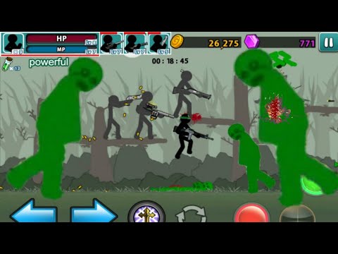 All GUN Stickman FRIENDS vs Zombie Stick MODE | Anger of Stick 5