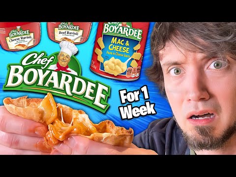 I ate Chef Boyardee every day for 1 Week