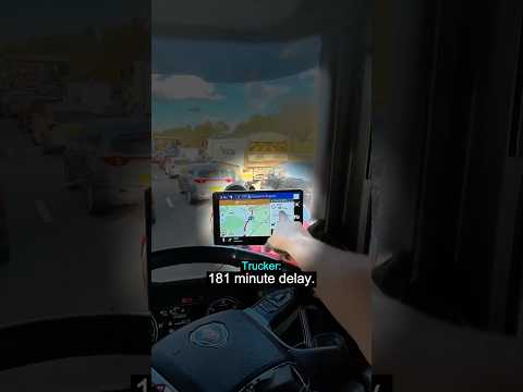 Trucker Turns a Traffic Jam Into Gaming Time