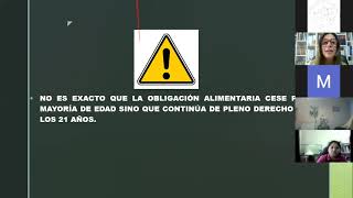 Cuestiones prácticas sobre los alimentos a favor del/de la hijo/a que se capacita