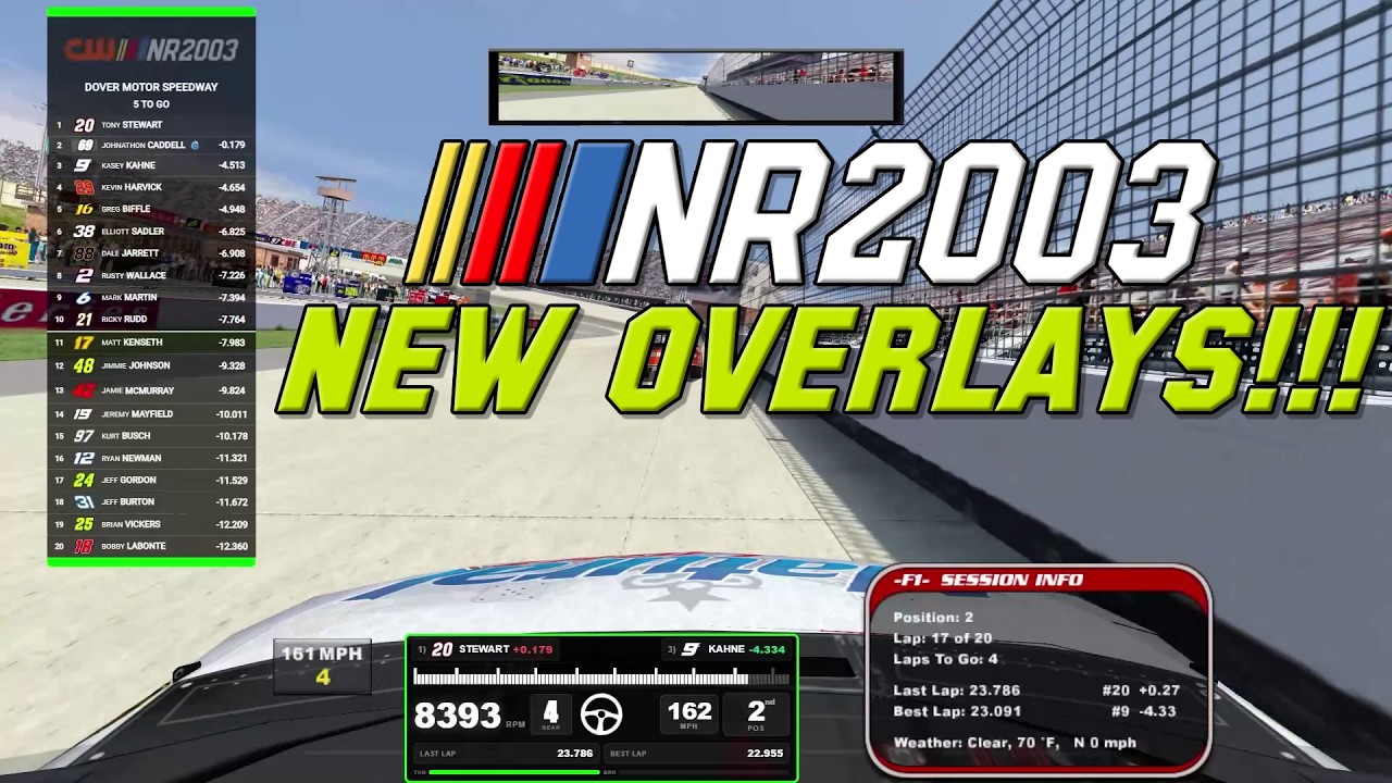 Testing new NR2003 Overlay Program