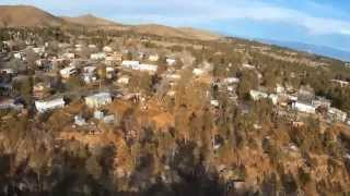 preview picture of video 'Over Pueblo Complex, Los Alamos, New Mexico'