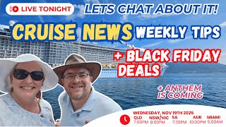 Black Friday Travel DEALS + This Week’s Cruise Headlines | LIVE with Deb & Matt