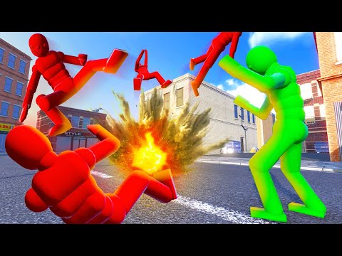 Ragdolls Step on LANDMINES - Overgrowth Mods Gameplay