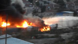 Fighting the Fire at the Mateh Binyamin Cement Factory