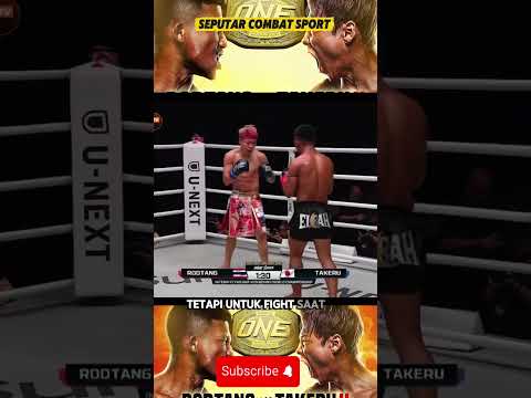 Rodtang vs Takeru last fight #takeru #rodtangjitmuangnon #kickboxing #onechampionship